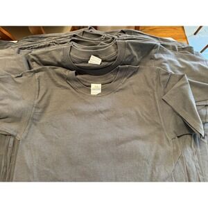 24 ct Wholesale Lot Mens T-Shirts Yazbek Dark Gray Cotton S-2XL Reseller Bulk